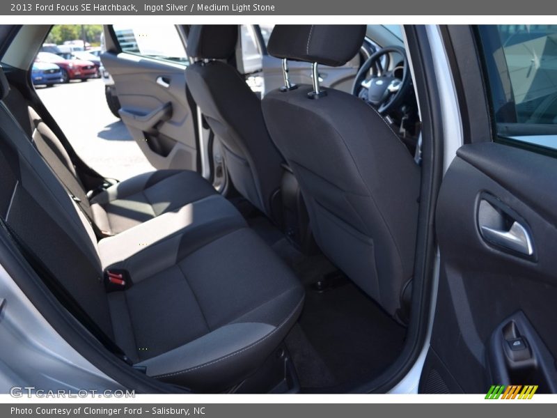 Ingot Silver / Medium Light Stone 2013 Ford Focus SE Hatchback