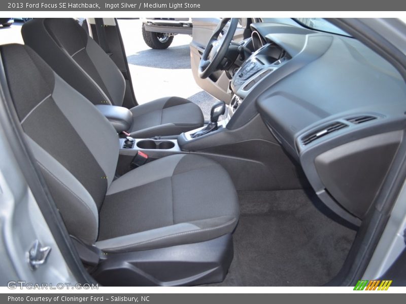 Ingot Silver / Medium Light Stone 2013 Ford Focus SE Hatchback