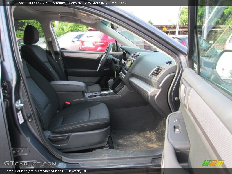 Carbide Gray Metallic / Slate Black 2017 Subaru Outback 2.5i Premium