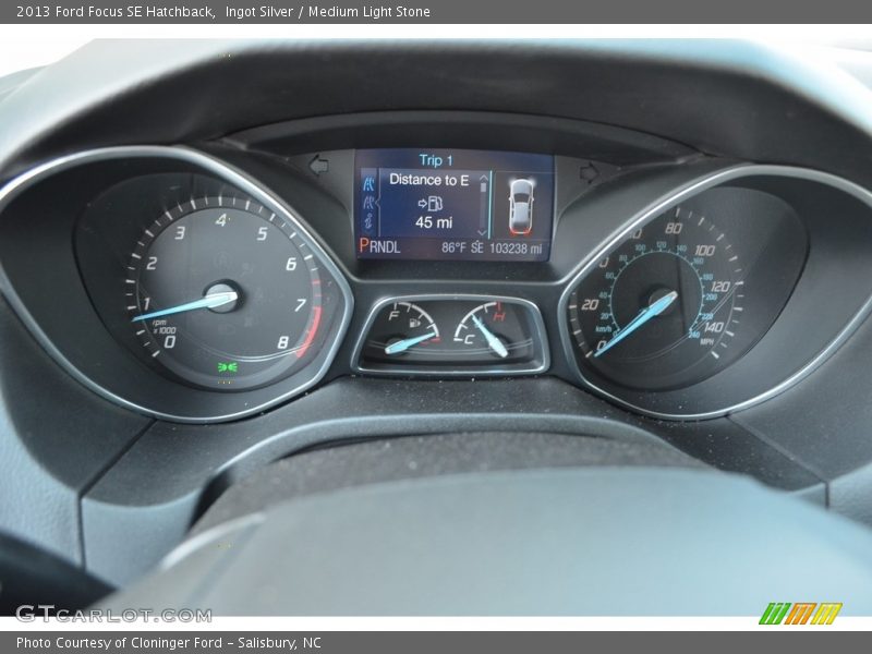 Ingot Silver / Medium Light Stone 2013 Ford Focus SE Hatchback