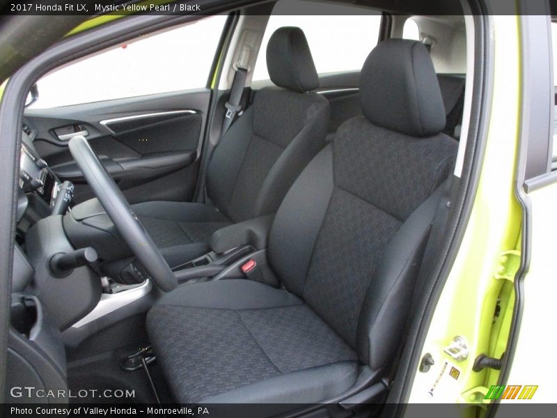 Mystic Yellow Pearl / Black 2017 Honda Fit LX