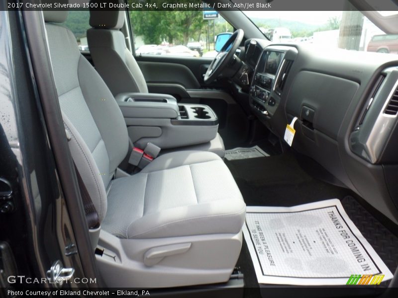 Graphite Metallic / Dark Ash/Jet Black 2017 Chevrolet Silverado 1500 LT Double Cab 4x4