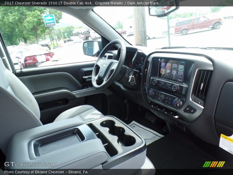 Graphite Metallic / Dark Ash/Jet Black 2017 Chevrolet Silverado 1500 LT Double Cab 4x4