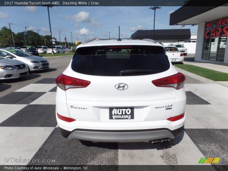 Dazzling White / Gray 2017 Hyundai Tucson Sport AWD