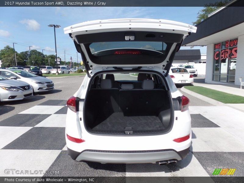 Dazzling White / Gray 2017 Hyundai Tucson Sport AWD