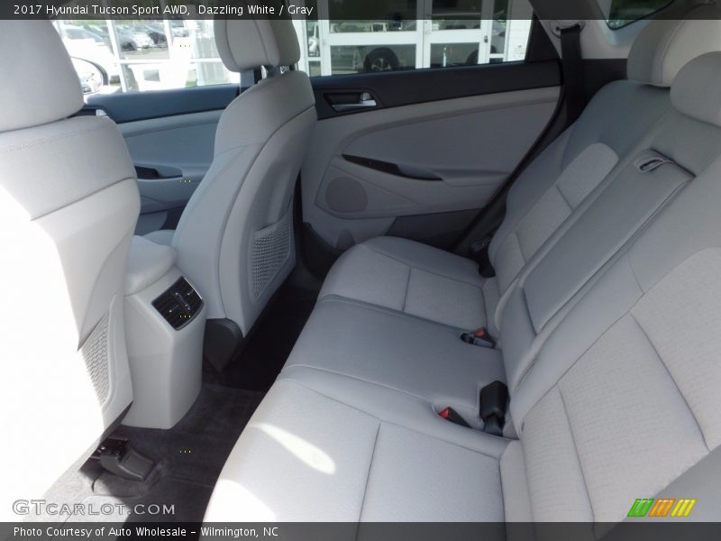 Dazzling White / Gray 2017 Hyundai Tucson Sport AWD