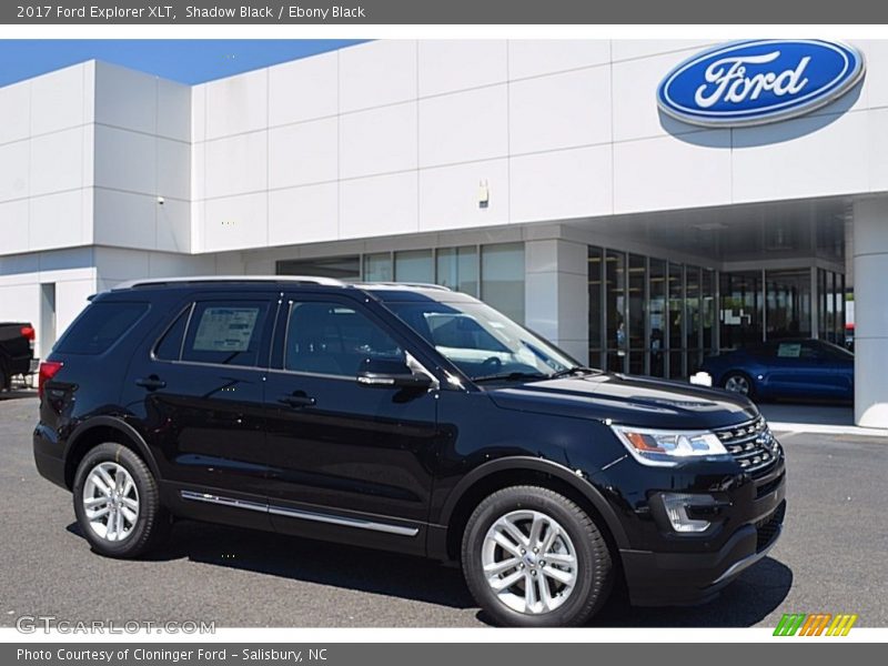 Shadow Black / Ebony Black 2017 Ford Explorer XLT