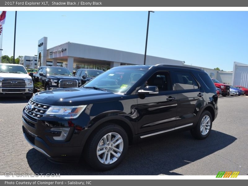 Shadow Black / Ebony Black 2017 Ford Explorer XLT