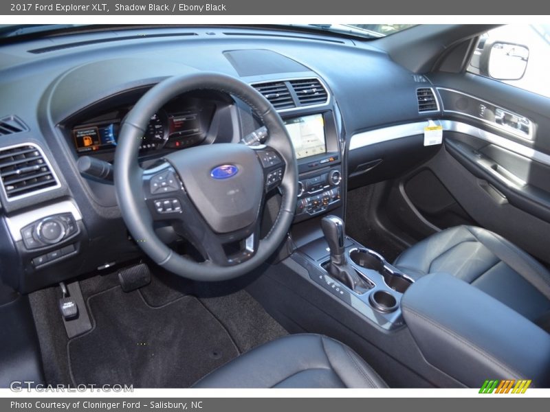 Shadow Black / Ebony Black 2017 Ford Explorer XLT