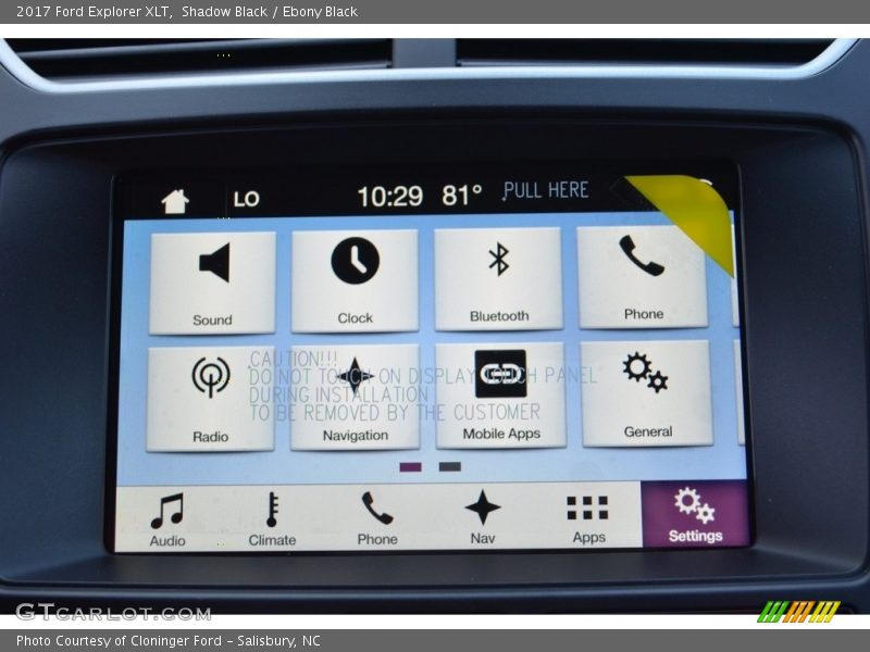 Shadow Black / Ebony Black 2017 Ford Explorer XLT