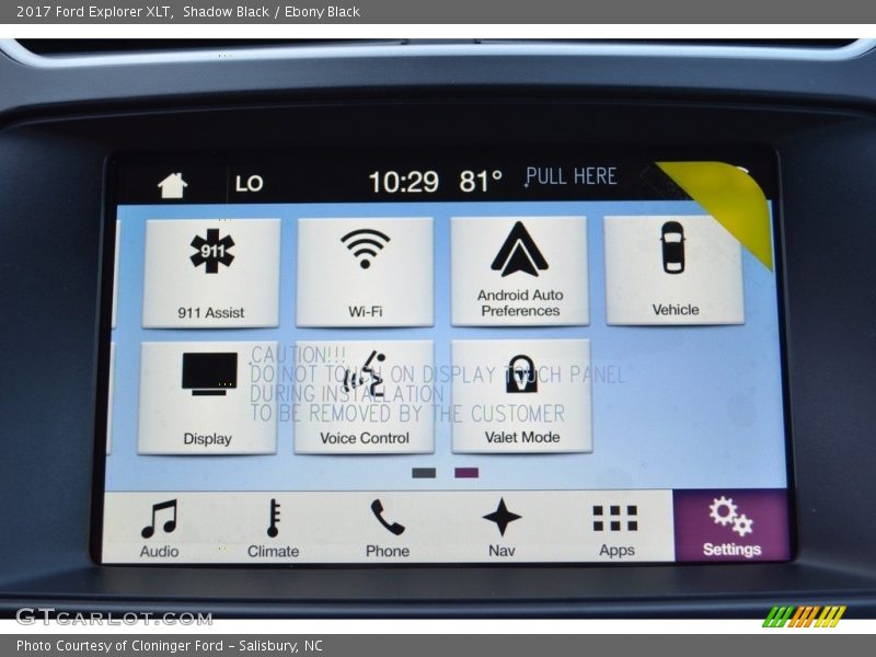 Shadow Black / Ebony Black 2017 Ford Explorer XLT