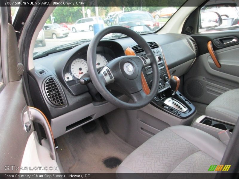 Black Onyx / Gray 2007 Saturn VUE V6 AWD