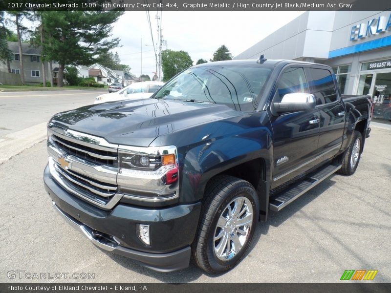 Graphite Metallic / High Country Jet Black/Medium Ash Gray 2017 Chevrolet Silverado 1500 High Country Crew Cab 4x4