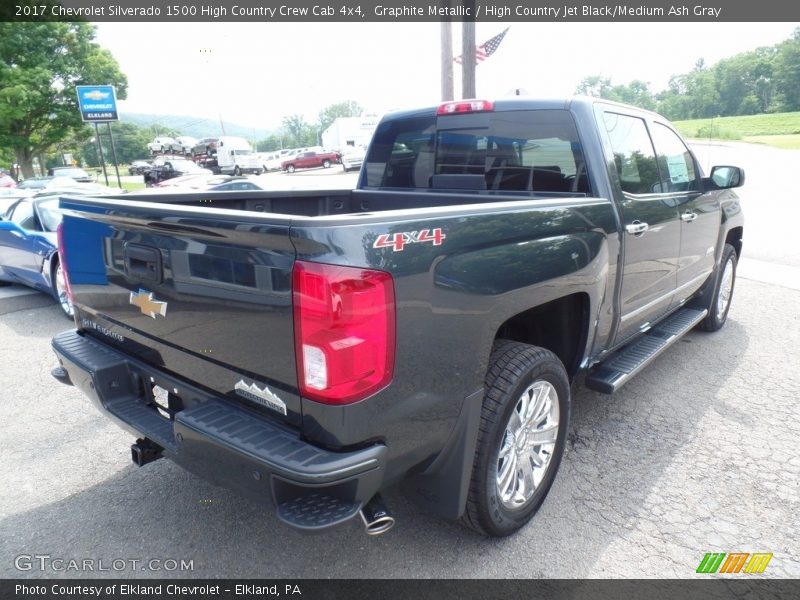 Graphite Metallic / High Country Jet Black/Medium Ash Gray 2017 Chevrolet Silverado 1500 High Country Crew Cab 4x4