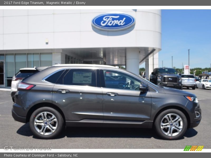 Magnetic Metallic / Ebony 2017 Ford Edge Titanium