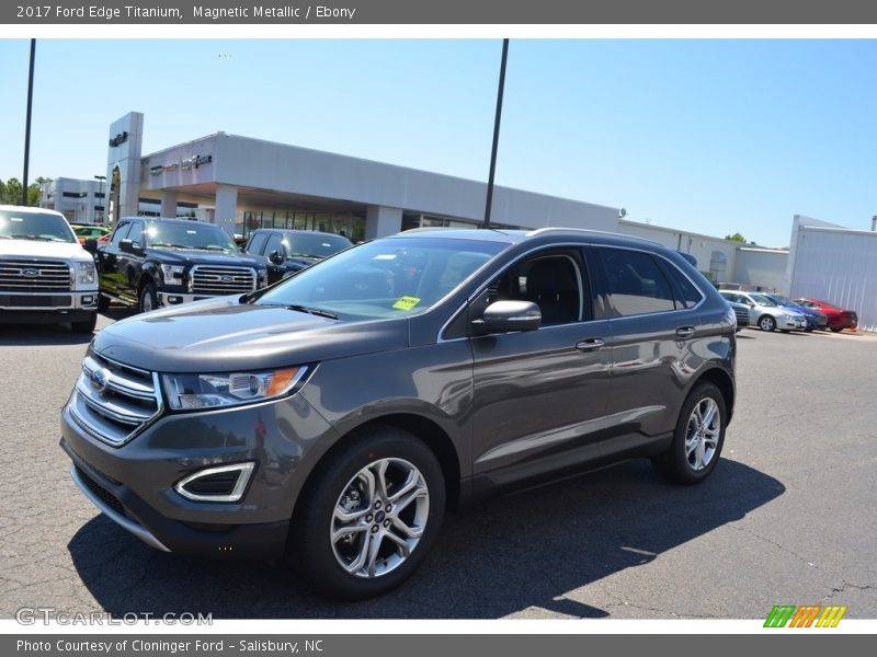 Magnetic Metallic / Ebony 2017 Ford Edge Titanium