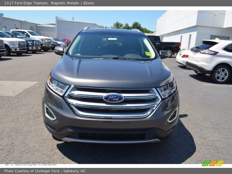 Magnetic Metallic / Ebony 2017 Ford Edge Titanium