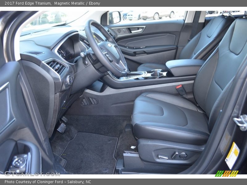 Magnetic Metallic / Ebony 2017 Ford Edge Titanium
