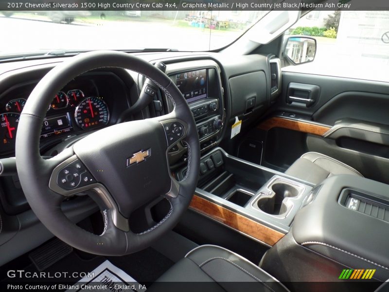 Graphite Metallic / High Country Jet Black/Medium Ash Gray 2017 Chevrolet Silverado 1500 High Country Crew Cab 4x4