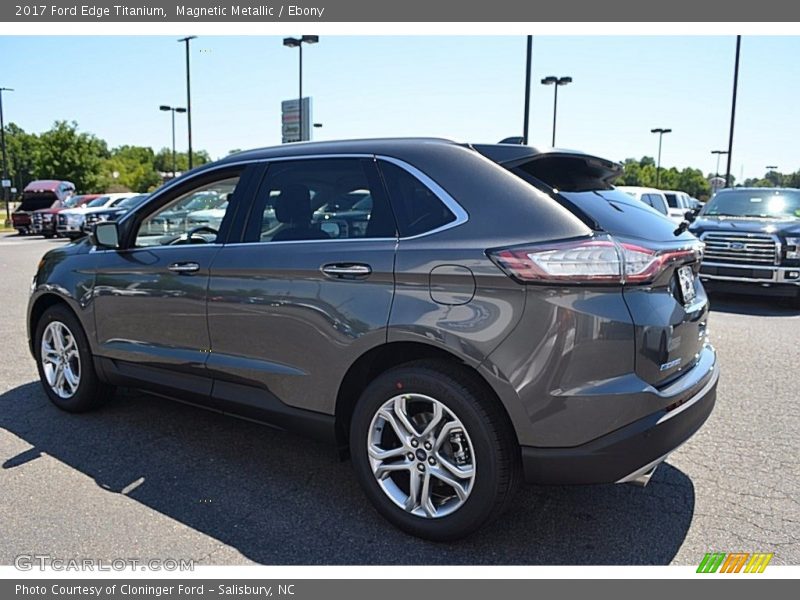 Magnetic Metallic / Ebony 2017 Ford Edge Titanium