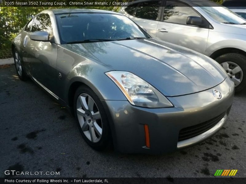 Chrome Silver Metallic / Charcoal 2005 Nissan 350Z Touring Coupe