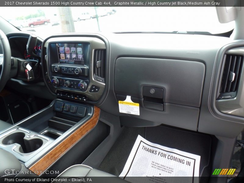 Graphite Metallic / High Country Jet Black/Medium Ash Gray 2017 Chevrolet Silverado 1500 High Country Crew Cab 4x4