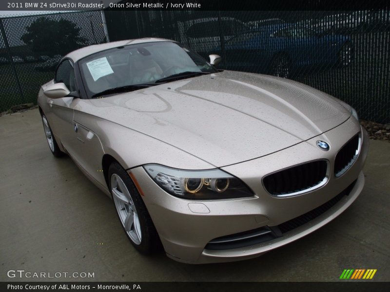 Orion Silver Metallic / Ivory White 2011 BMW Z4 sDrive30i Roadster