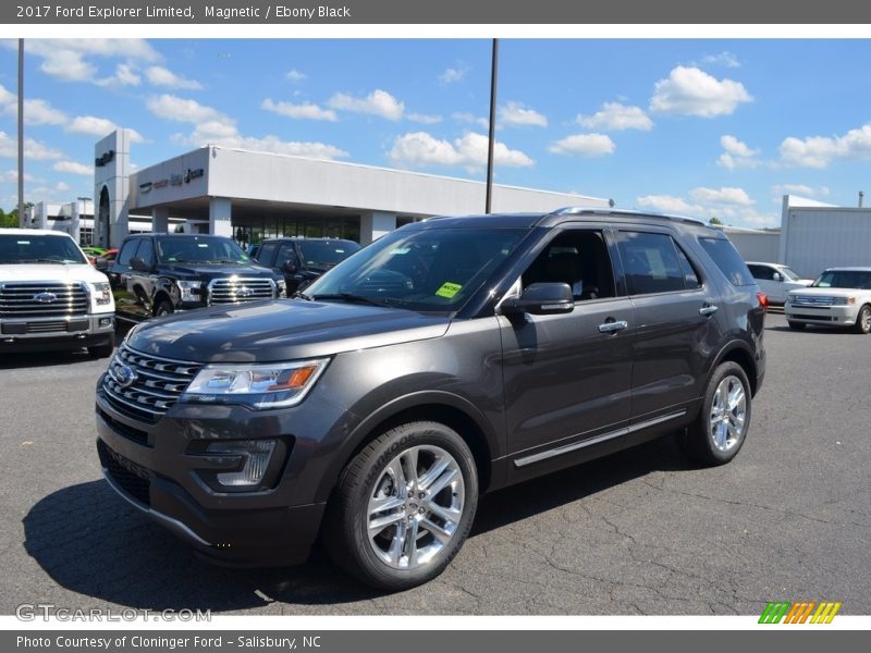 Magnetic / Ebony Black 2017 Ford Explorer Limited