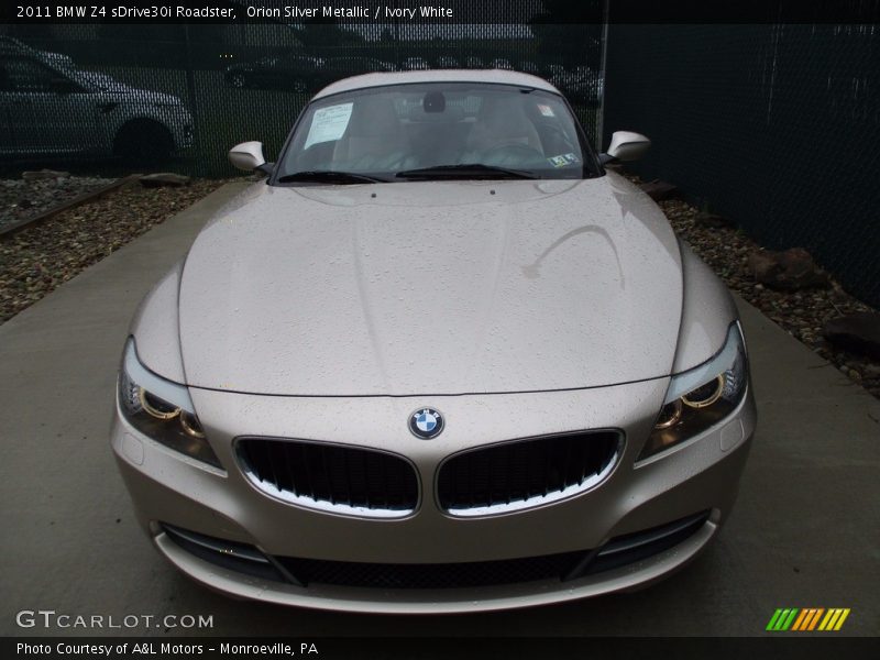 Orion Silver Metallic / Ivory White 2011 BMW Z4 sDrive30i Roadster