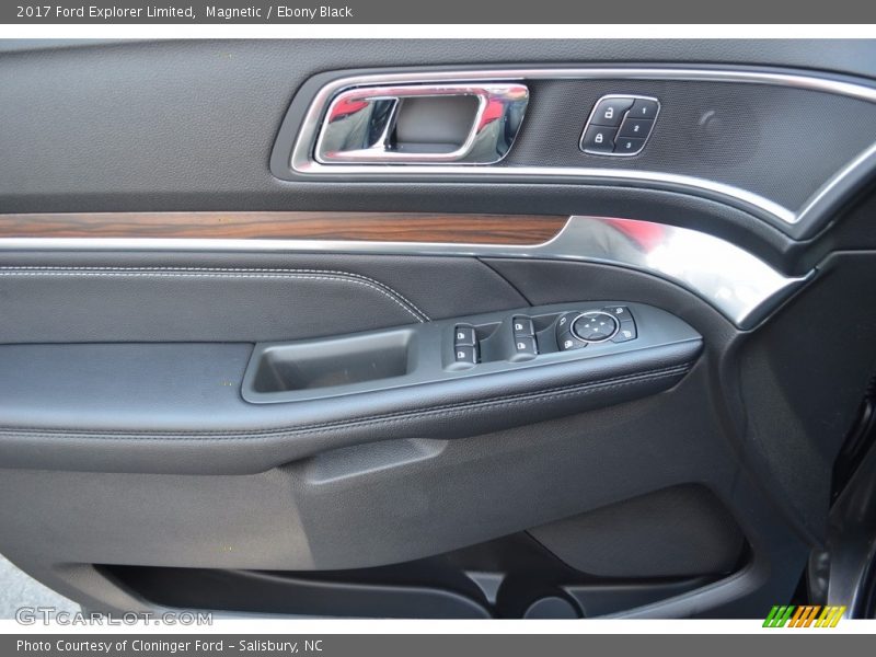 Magnetic / Ebony Black 2017 Ford Explorer Limited