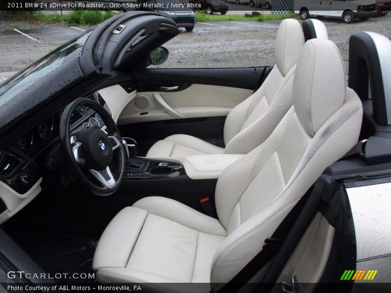 Orion Silver Metallic / Ivory White 2011 BMW Z4 sDrive30i Roadster