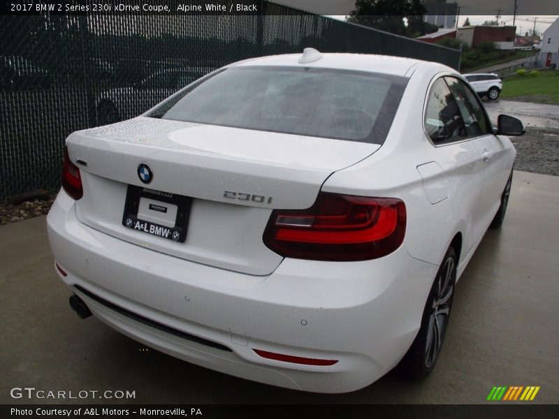 Alpine White / Black 2017 BMW 2 Series 230i xDrive Coupe