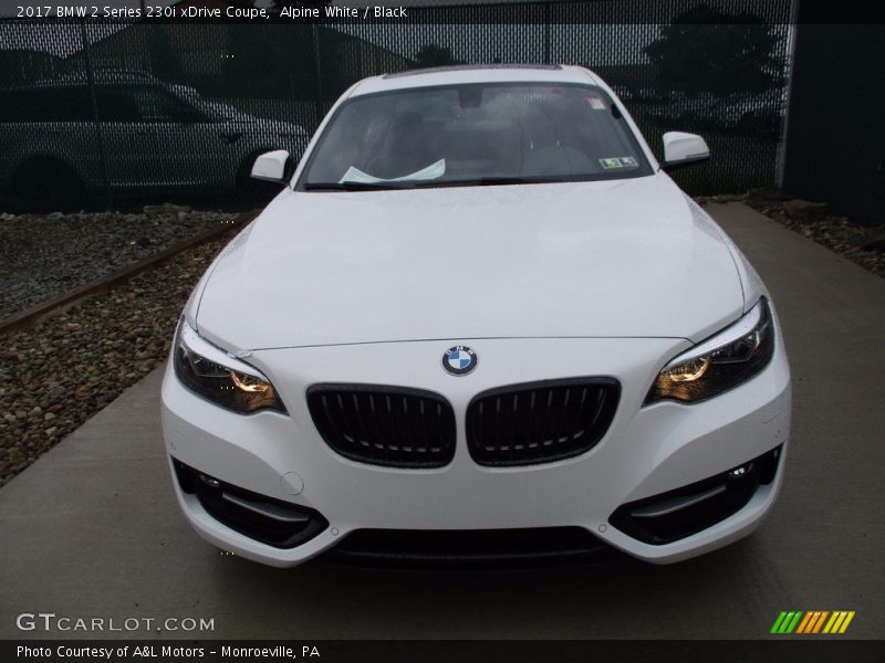 Alpine White / Black 2017 BMW 2 Series 230i xDrive Coupe