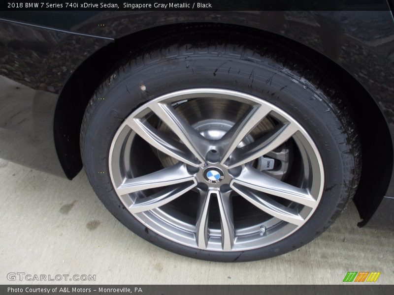 Singapore Gray Metallic / Black 2018 BMW 7 Series 740i xDrive Sedan
