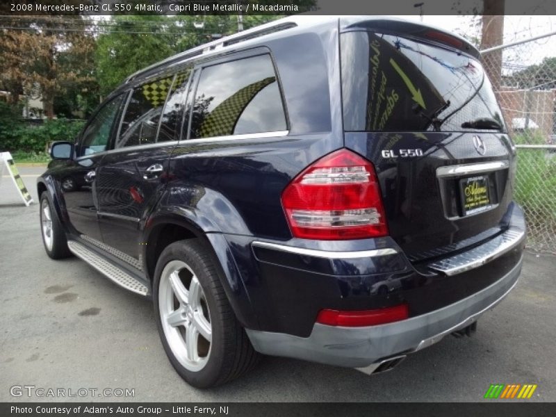 Capri Blue Metallic / Macadamia 2008 Mercedes-Benz GL 550 4Matic