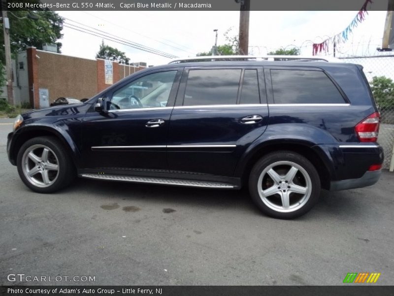 Capri Blue Metallic / Macadamia 2008 Mercedes-Benz GL 550 4Matic