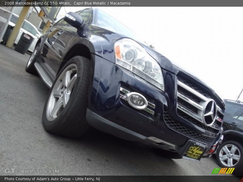 Capri Blue Metallic / Macadamia 2008 Mercedes-Benz GL 550 4Matic