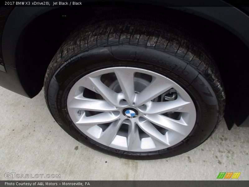 Jet Black / Black 2017 BMW X3 xDrive28i