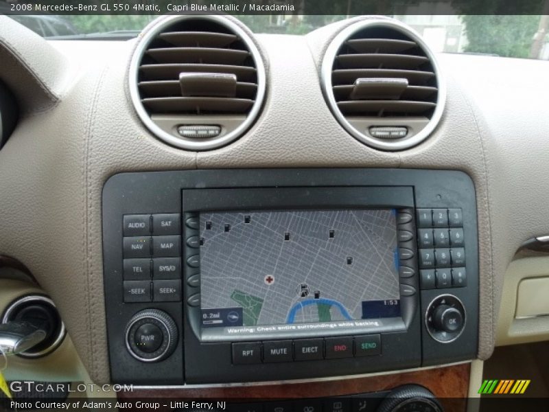 Capri Blue Metallic / Macadamia 2008 Mercedes-Benz GL 550 4Matic