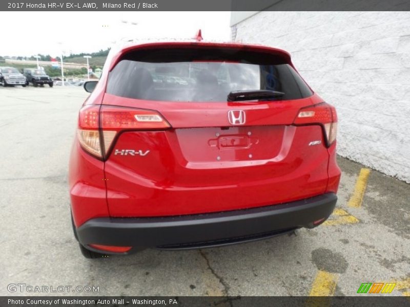 Milano Red / Black 2017 Honda HR-V EX-L AWD