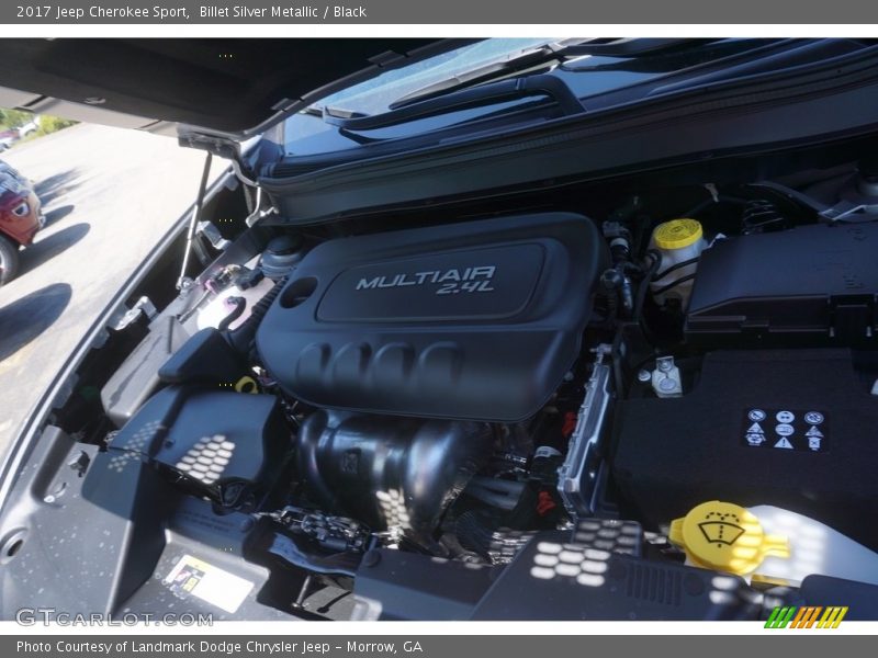 Billet Silver Metallic / Black 2017 Jeep Cherokee Sport