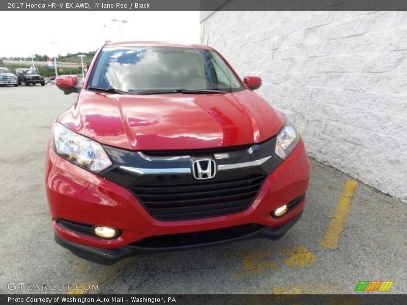 Milano Red / Black 2017 Honda HR-V EX AWD