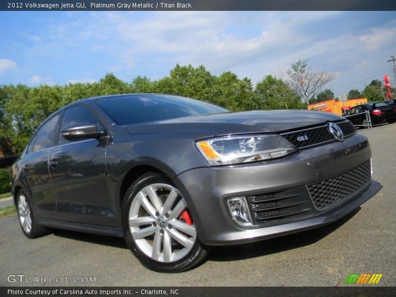 Platinum Gray Metallic / Titan Black 2012 Volkswagen Jetta GLI