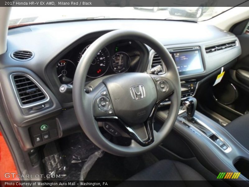 Milano Red / Black 2017 Honda HR-V EX AWD