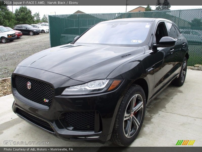 Narvik Black / Ebony 2018 Jaguar F-PACE S AWD