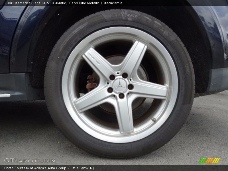 Capri Blue Metallic / Macadamia 2008 Mercedes-Benz GL 550 4Matic