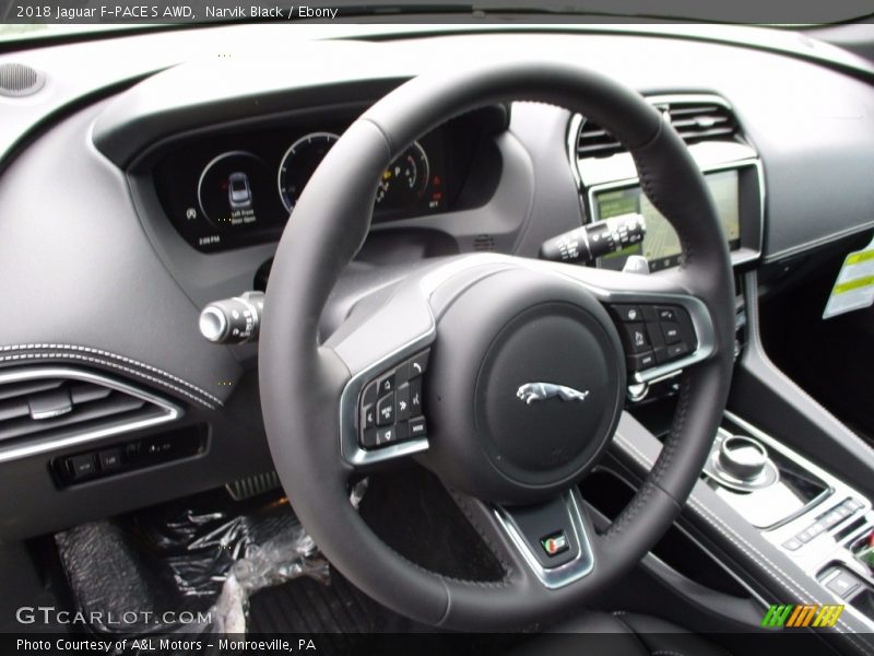 Narvik Black / Ebony 2018 Jaguar F-PACE S AWD
