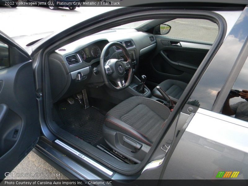 Platinum Gray Metallic / Titan Black 2012 Volkswagen Jetta GLI