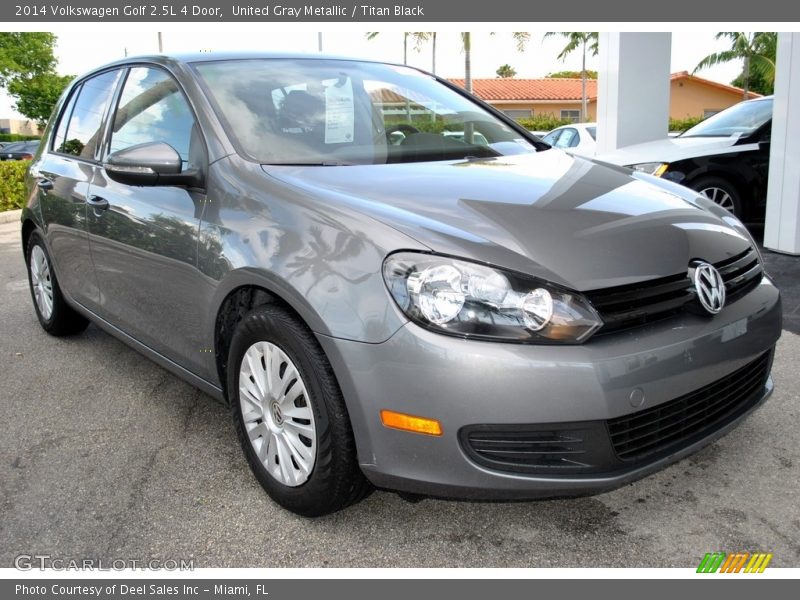 United Gray Metallic / Titan Black 2014 Volkswagen Golf 2.5L 4 Door