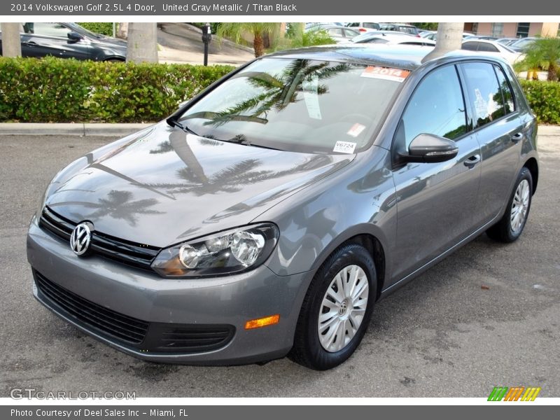 United Gray Metallic / Titan Black 2014 Volkswagen Golf 2.5L 4 Door